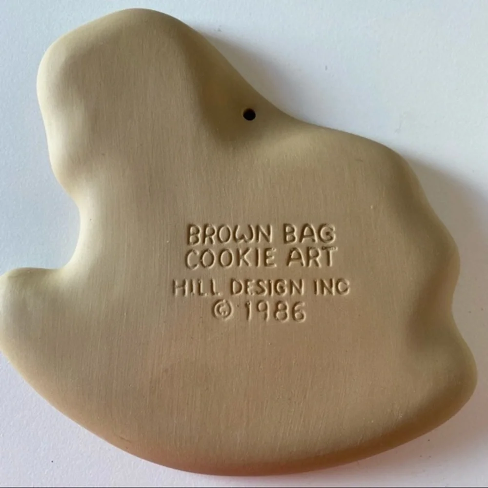 Vintage Brown Bag Cookie Art Vintage Ceramic Victorian Rocking Horse Cookie Mold